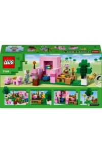 LEGO ® Minecraft® Baby Pig House  - Creative Toy Building Set for Kids 7+ (238P) - Image 4