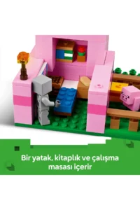 LEGO ® Minecraft® Baby Pig House  - Creative Toy Building Set for Kids 7+ (238P) - Image 6