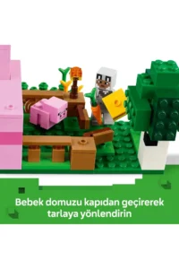 LEGO ® Minecraft® Baby Pig House  - Creative Toy Building Set for Kids 7+ (238P) - Image 7