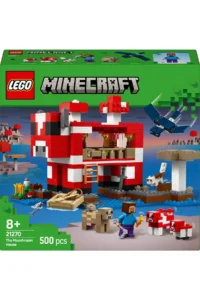 LEGO ® Minecraft® Mooshroom House  - Creative Toy Building Set for Kids 8+ (500P) - Image 3