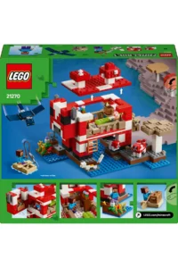 LEGO ® Minecraft® Mooshroom House  - Creative Toy Building Set for Kids 8+ (500P) - Image 4