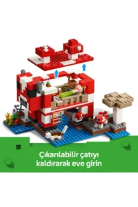 LEGO ® Minecraft® Mooshroom House  - Creative Toy Building Set for Kids 8+ (500P) - Image 6