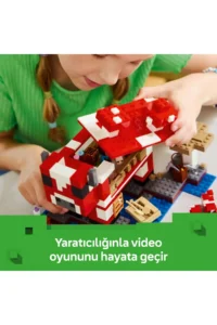 LEGO ® Minecraft® Mooshroom House  - Creative Toy Building Set for Kids 8+ (500P) - Image 8