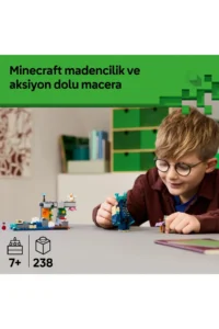 LEGO ® Minecraft® Watchman Encounter  - Creative Toy Building Set for Kids 7+ (238P) - Image 5