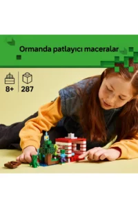 LEGO ® Minecraft® TNT Big Forest House  - Creative Toy Building Set for Kids 8+ (287P) - Image 5