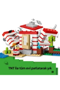 LEGO ® Minecraft® TNT Big Forest House  - Creative Toy Building Set for Kids 8+ (287P) - Image 6
