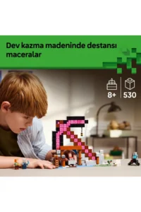 LEGO ® Minecraft® Pickaxe Mine  - Decorative Creative Toy Building Set for Kids 8+ (530P) - Image 5