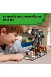 LEGO ® Minecraft® Pickaxe Mine  - Decorative Creative Toy Building Set for Kids 8+ (530P) - Image 7