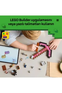 LEGO ® Minecraft® Pickaxe Mine  - Decorative Creative Toy Building Set for Kids 8+ (530P) - Image 9