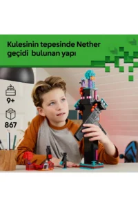 LEGO ® Minecraft® Enderman Tower  - Creative Toy Building Set for Kids 9+ (867P) - Image 5