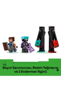 LEGO ® Minecraft® Enderman Tower  - Creative Toy Building Set for Kids 9+ (867P) - Image 8