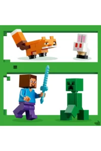 LEGO ® Minecraft® Steve's Taiga Adventure  - 6+ Creative Toy Building Set (79 Pieces) - Image 5