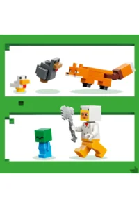 LEGO ® Minecraft® Chicken Farm  - 7+ Creative Toy Building Set (233 Pieces) - Image 5