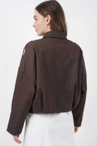 Bigdart jeans Jacket 0737 Brown - Image 7