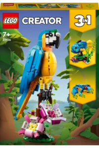 LEGO ® Creator 3 in 1 Exotic Parrot  - Creative Toy Building Set for Kids 7+ (253P) - Image 3