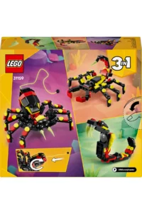LEGO ® Creator 3 in 1 Wild Animals: Amazing Spider  - 7+ Toy Building Set (153P) - Image 4