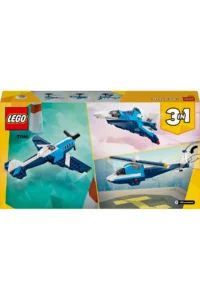 LEGO ® Creator 3 in 1 Airplane: Race Plane  - Creative Toy Building Set for Kids 7+ (178P) - Image 4