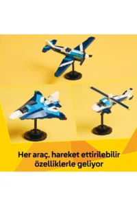 LEGO ® Creator 3 in 1 Airplane: Race Plane  - Creative Toy Building Set for Kids 7+ (178P) - Image 7