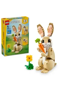LEGO ® Creator 3 in 1 Cute Rabbit  - Creative Toy Building Set for Kids 8+ (326P)