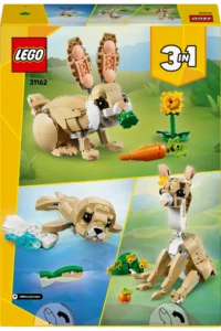 LEGO ® Creator 3 in 1 Cute Rabbit  - Creative Toy Building Set for Kids 8+ (326P) - Image 3