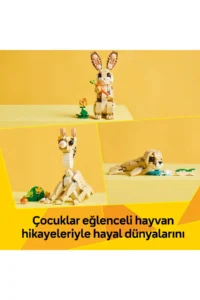 LEGO ® Creator 3 in 1 Cute Rabbit  - Creative Toy Building Set for Kids 8+ (326P) - Image 6