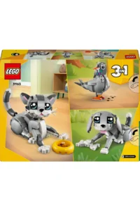 LEGO ® Creator 3 in 1 Playful Cat  - Creative Toy Building Set for Kids 8+ (407P) - Image 4