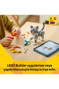LEGO ® Creator 3 in 1 Playful Cat  - Creative Toy Building Set for Kids 8+ (407P) - Image 9