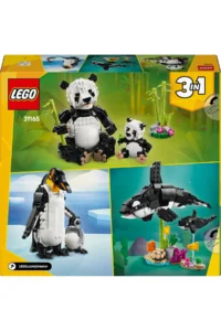LEGO ® Creator 3 in 1 Wild Animals: Panda Family  - 8+ Creative Toy Building Set (626P) - Image 4