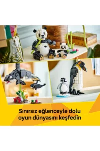 LEGO ® Creator 3 in 1 Wild Animals: Panda Family  - 8+ Creative Toy Building Set (626P) - Image 6
