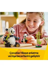 LEGO ® Creator 3 in 1 Wild Animals: Panda Family  - 8+ Creative Toy Building Set (626P) - Image 8