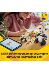 LEGO ® Creator 3 in 1 Wild Animals: Panda Family  - 8+ Creative Toy Building Set (626P) - Image 9