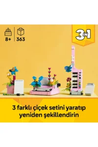 LEGO ® Creator 3 in 1 Floral Typewriter  - Creative Toy Building Set for Kids 8+ (363P) - Image 5
