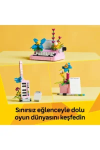 LEGO ® Creator 3 in 1 Floral Typewriter  - Creative Toy Building Set for Kids 8+ (363P) - Image 6