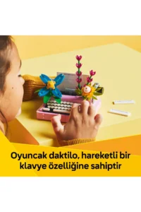 LEGO ® Creator 3 in 1 Floral Typewriter  - Creative Toy Building Set for Kids 8+ (363P) - Image 7