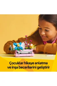 LEGO ® Creator 3 in 1 Floral Typewriter  - Creative Toy Building Set for Kids 8+ (363P) - Image 8