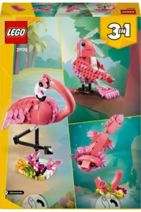 LEGO ® Creator 3 in 1 Wild Animals:Pink Flamingo  - 8+ Toy Building Set (288Pr) - Image 4
