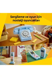 LEGO ® Creator 3 in 1 Retro Phone  - Creative Toy Building Set for Kids 8+ (383P) - Image 6
