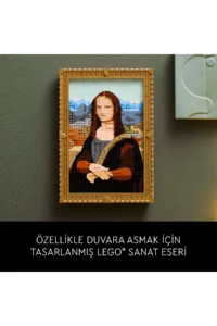 LEGO ® Art Mona Lisa  - 18+ Collectible and Decorative Canvas Painting Set (1503 Pieces) - Image 6