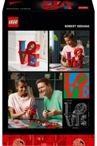 LEGO ® Art LOVE  - Gift Decorative Model Building Set for Adults (791P) - Image 4