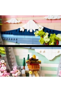 LEGO ® Art Japanese Cherry Blossom Landscape  – Model Building Set for Adults (1892 Pieces) - Image 6