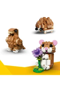 LEGO ® Creator 3 in 1 Cute Hamster and Flower  – 7+ Toy Building Set (116 Pieces) - Image 4
