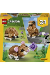 LEGO ® Creator 3 in 1 Cute Hamster and Flower  – 7+ Toy Building Set (116 Pieces) - Image 9