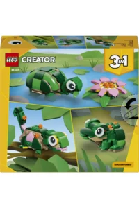 LEGO ® Creator 3 in 1 Turtle and Water Lily Flower  – 7+ Toy Building Set (124 Pieces) - Image 4