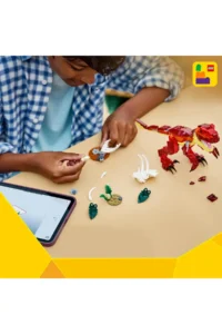 LEGO ® Creator 3 in 1 Wild Dinosaur  – 8+ Creative Toy Building Set (283 Pieces) - Image 10