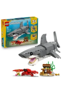 LEGO ® Creator Treasure Chest with Merciless Shark  – 8+ Toy Building Set (379 Pieces)