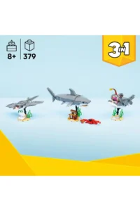 LEGO ® Creator Treasure Chest with Merciless Shark  – 8+ Toy Building Set (379 Pieces) - Image 5