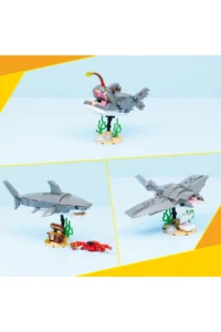 LEGO ® Creator Treasure Chest with Merciless Shark  – 8+ Toy Building Set (379 Pieces) - Image 6