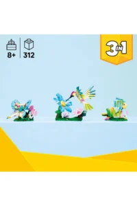 LEGO ® Creator 3 in 1 Wild Animals: Hummingbird  – 8+ Toy Building Set (312 Pieces) - Image 5