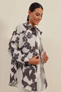 Bigdart 3900 Oversized LONG Basic Shirt - D. Black - Image 2