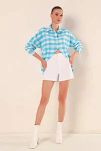 Bigdart 3900 Oversized LONG Basic Shirt - E. Blue - Image 2